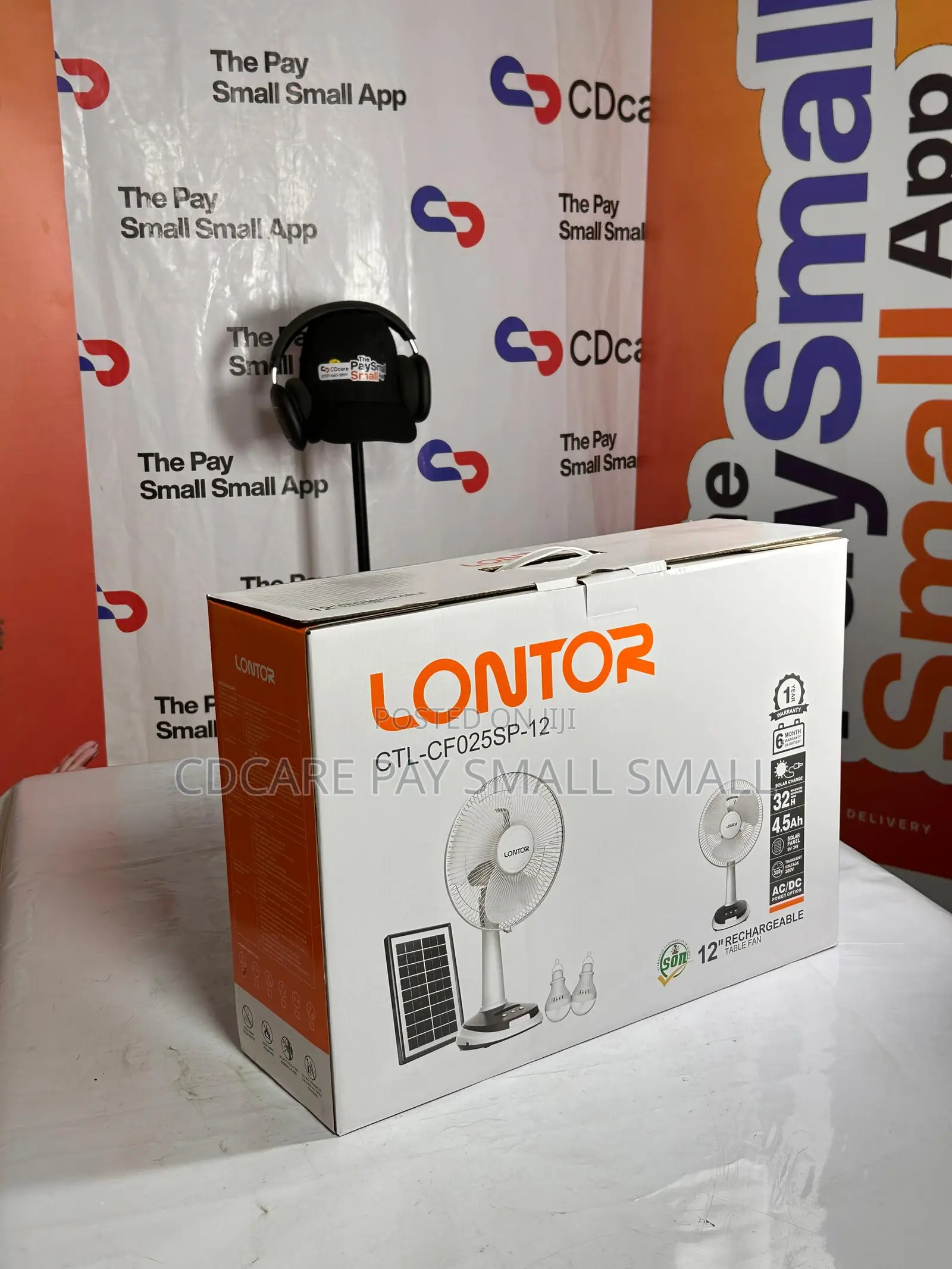 Pay Small Small Lontor Rechargeable Fan On Cdcare.App