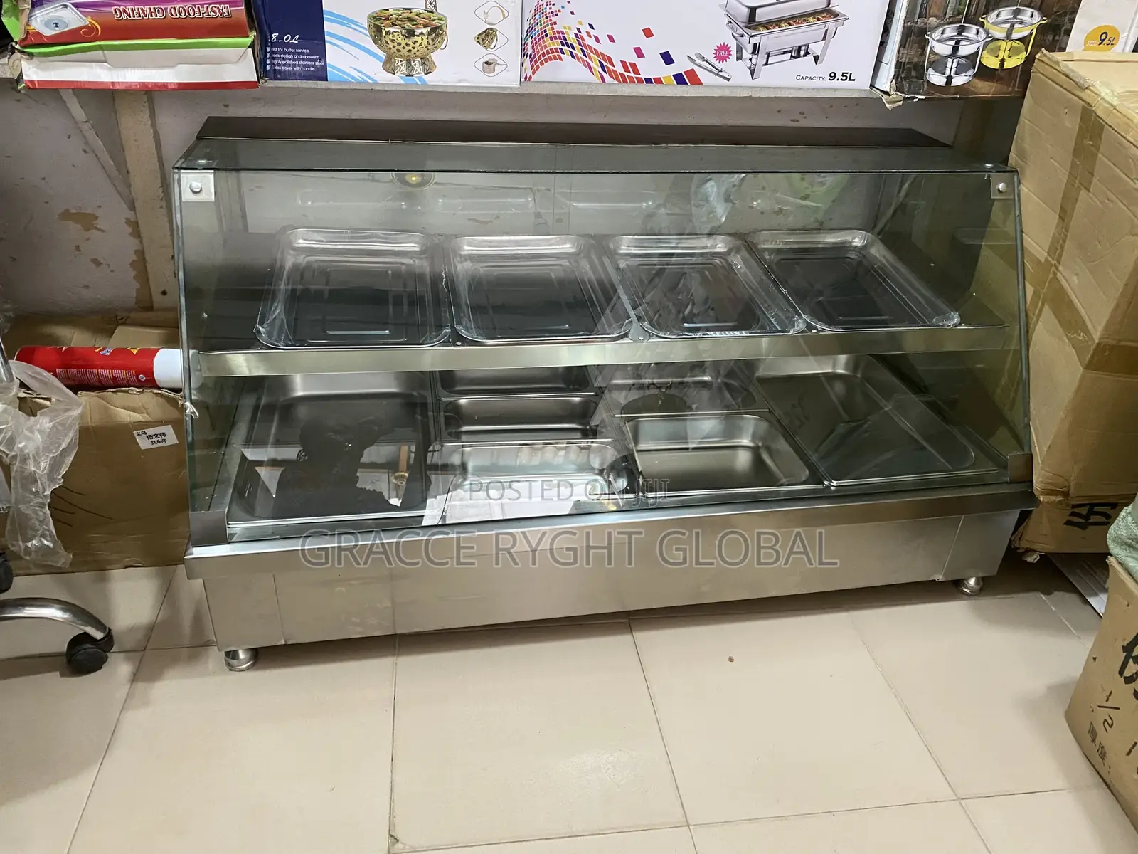 Bain Marie/Food Display Warmer 8 Trays