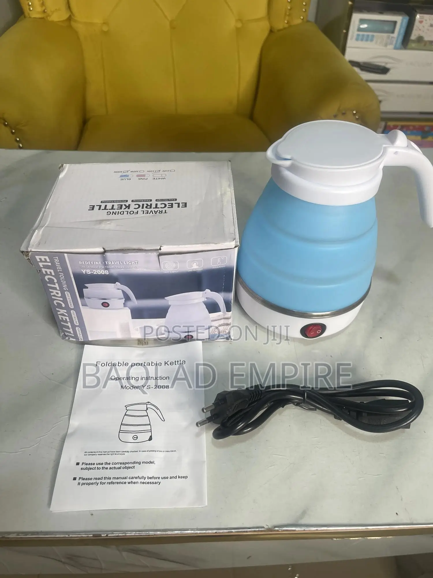 Foldable Silicone Electric Kettle/Jug