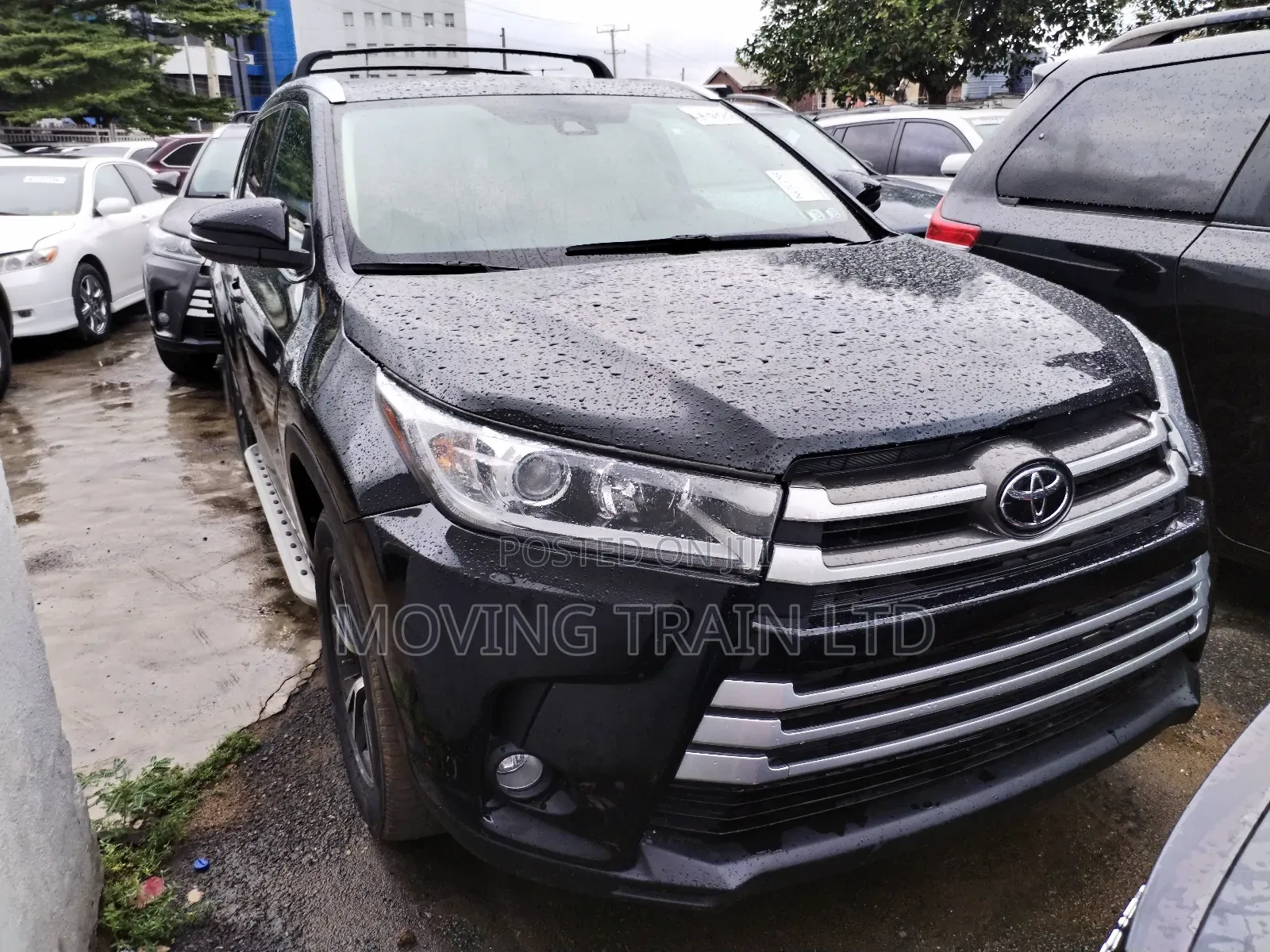 Toyota Highlander XLE 4x4 V6 (3.5L 6cyl 8A) 2017 Black