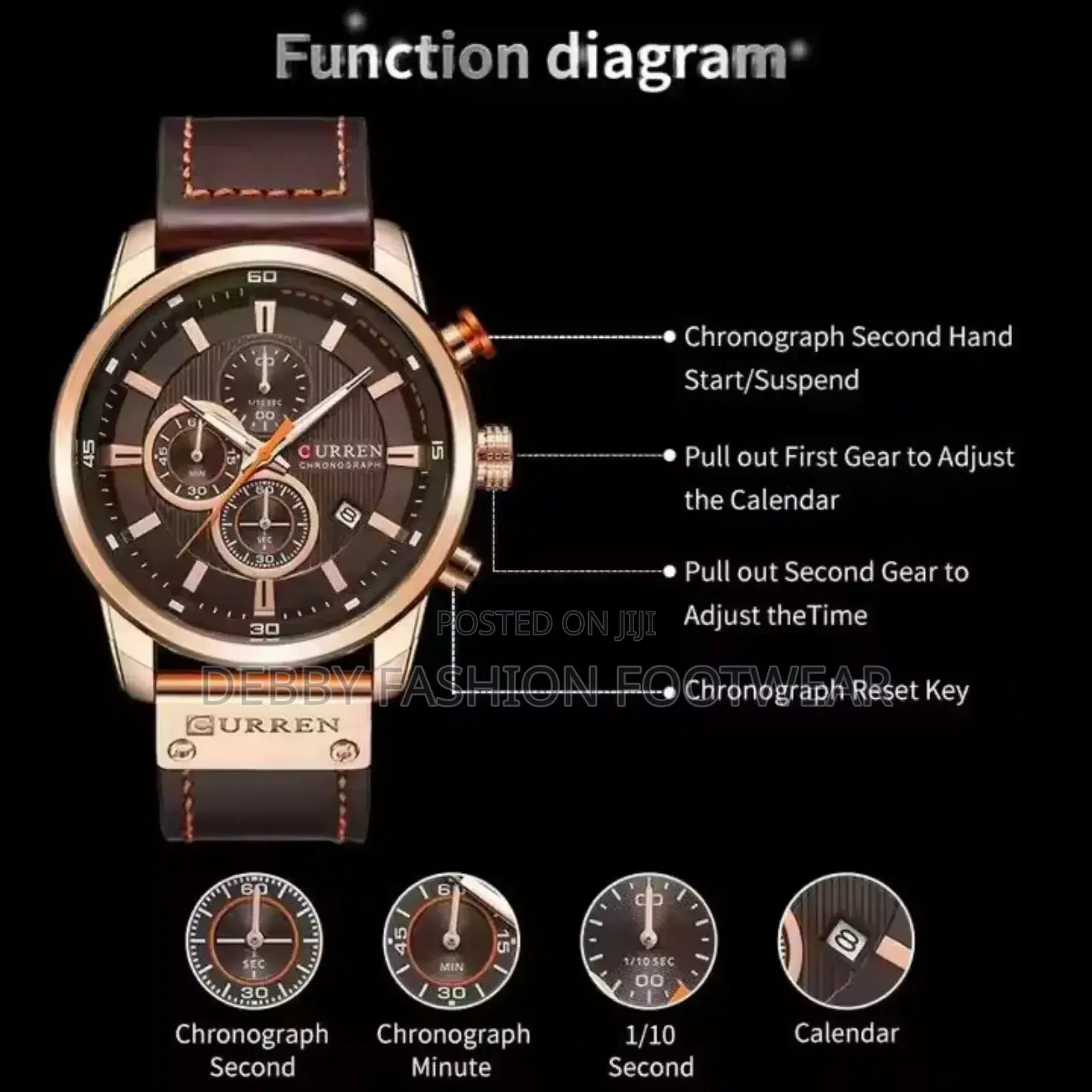 Curren Leather Watch