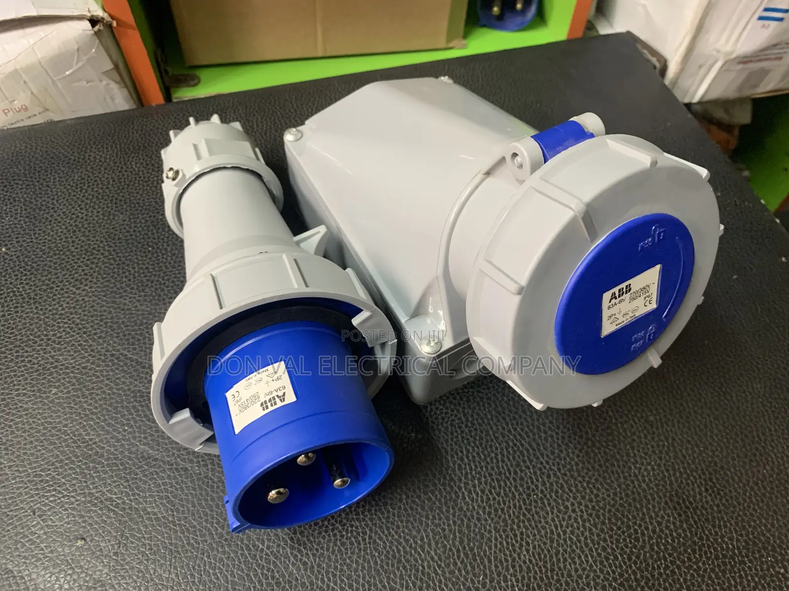 63ampsx3pins Abb Industrial Socket