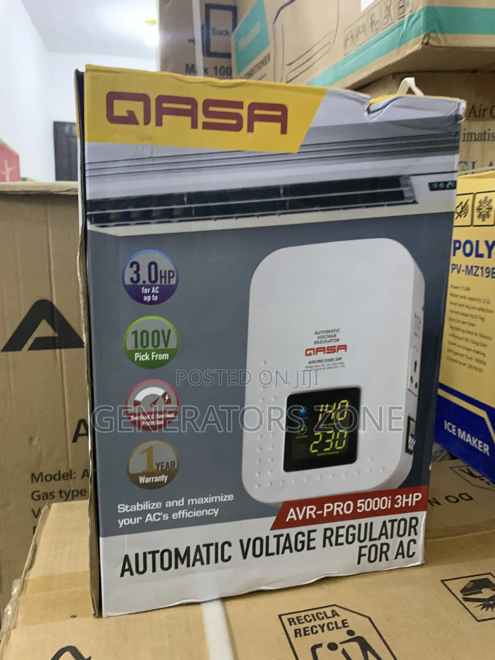 Qasa 5000w Stabilizeer-Built to Fit Any Wall