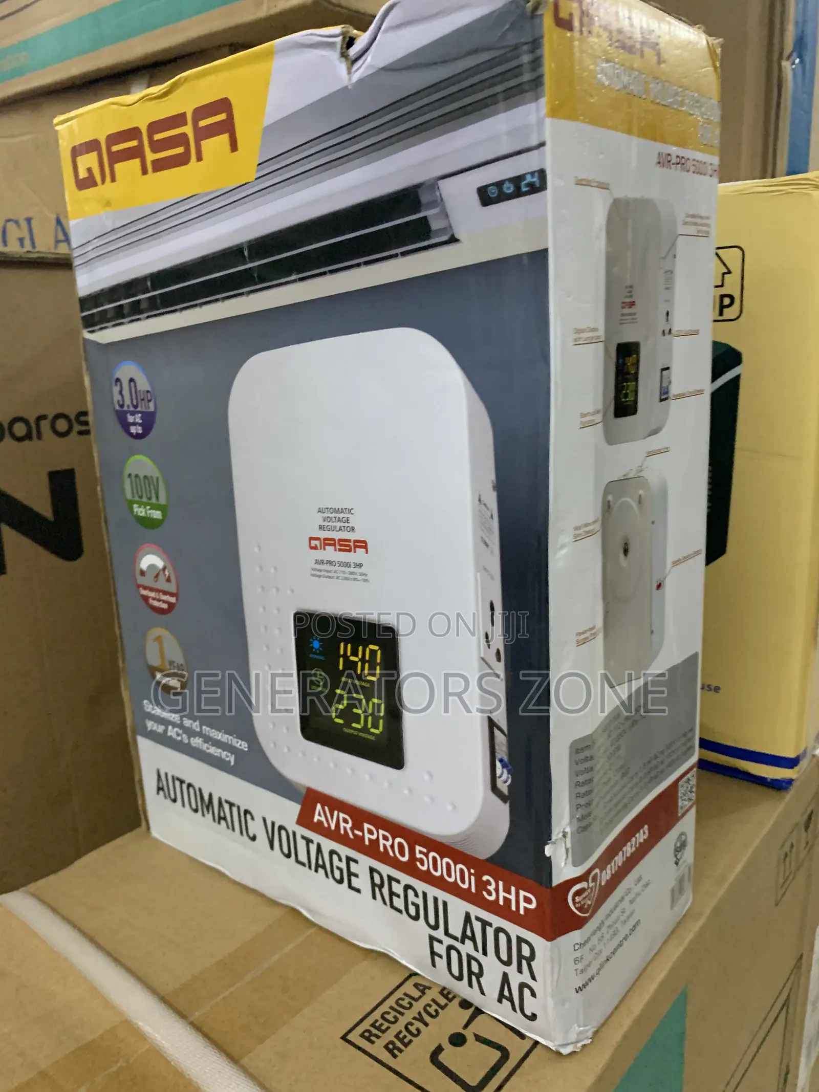 Consistent Power Starts With Qasa 5000w Stabilizer