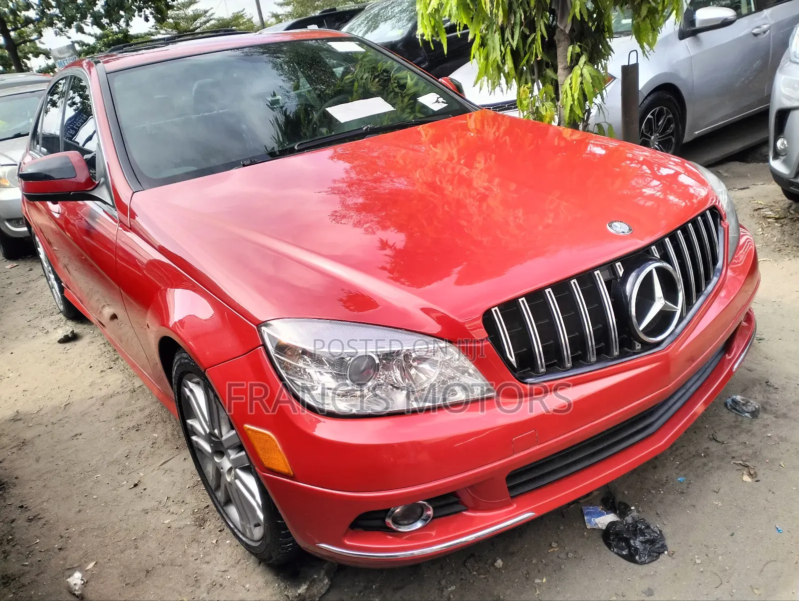Mercedes-Benz C300 2010 Red