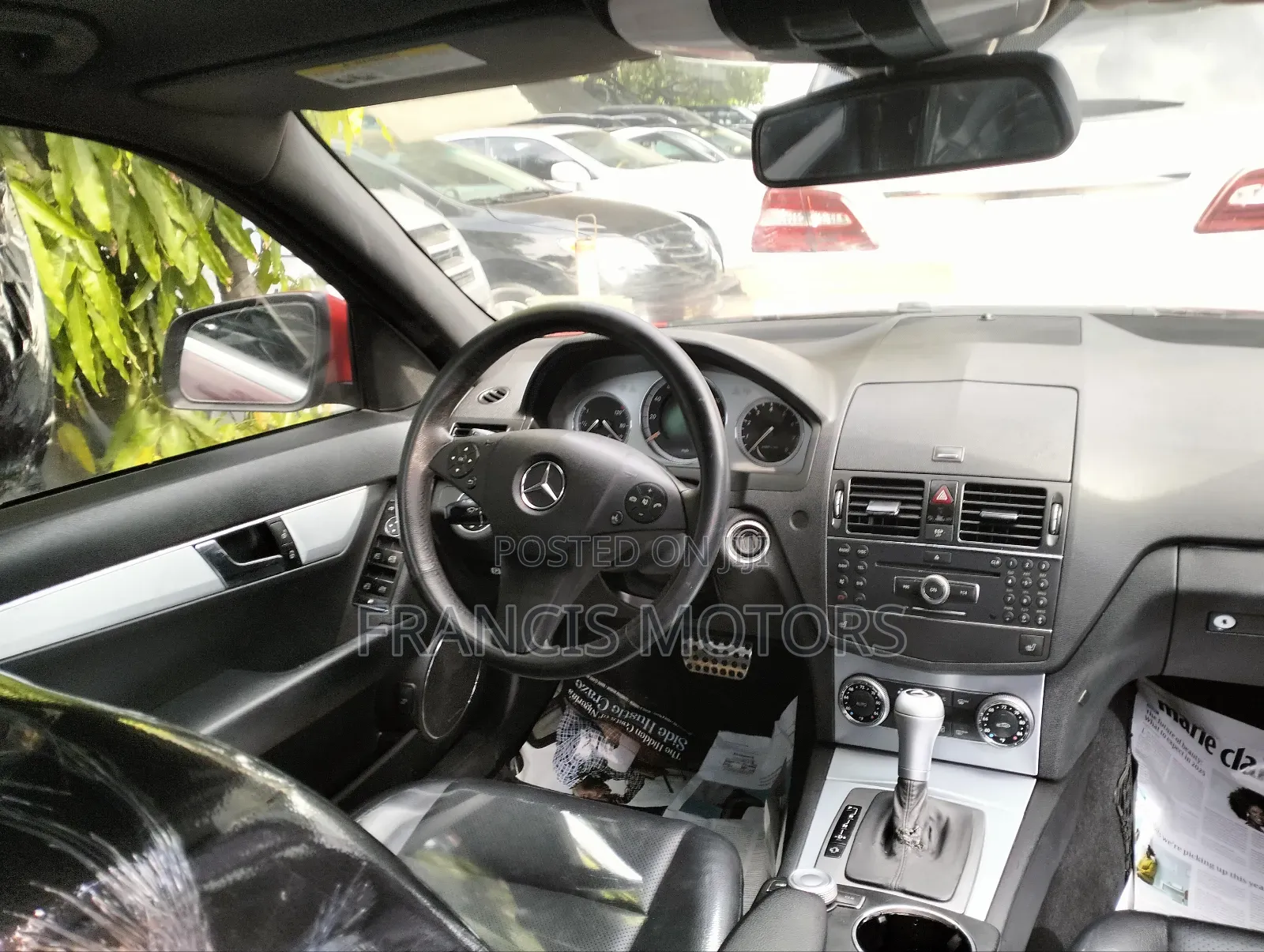 Mercedes-Benz C300 2010 Red