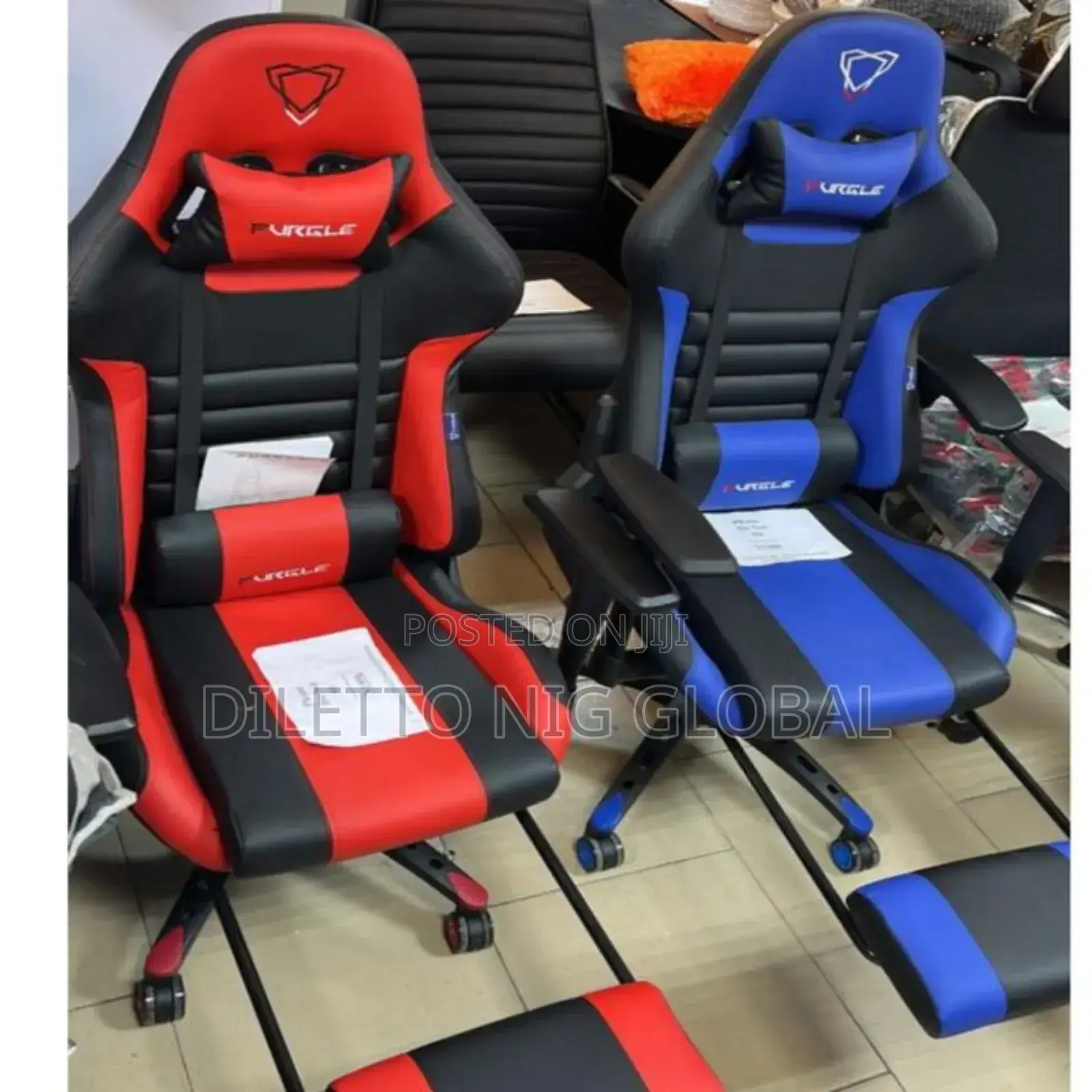 Furgle Gaming Chair With Footrest