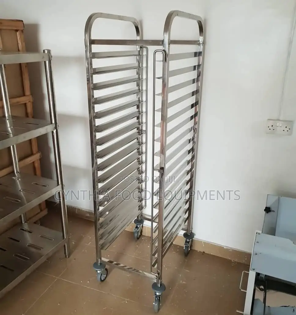 Stainless Steel Bread Trolley