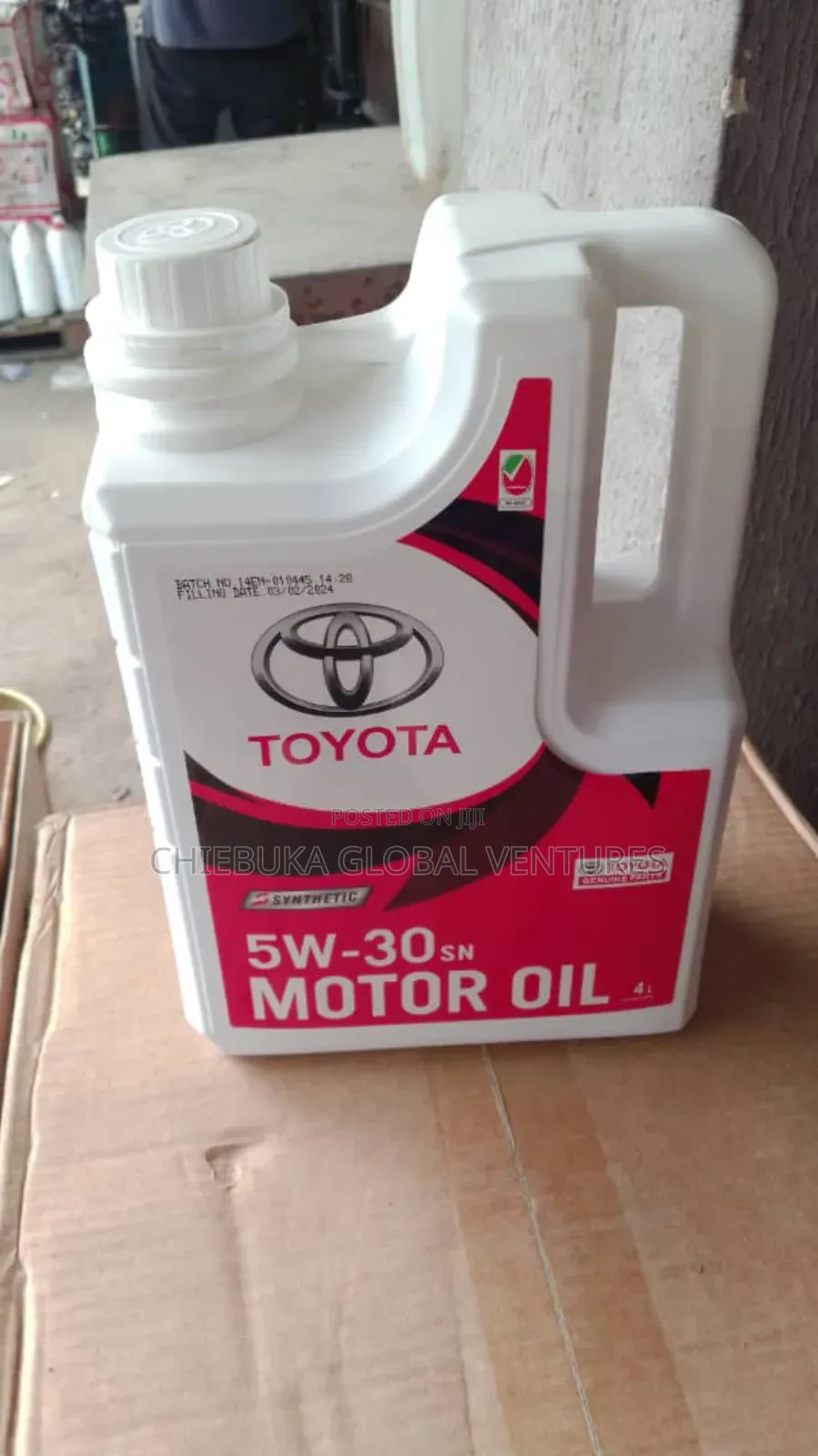 Toyota 5w30 Motor Oil 4litres
