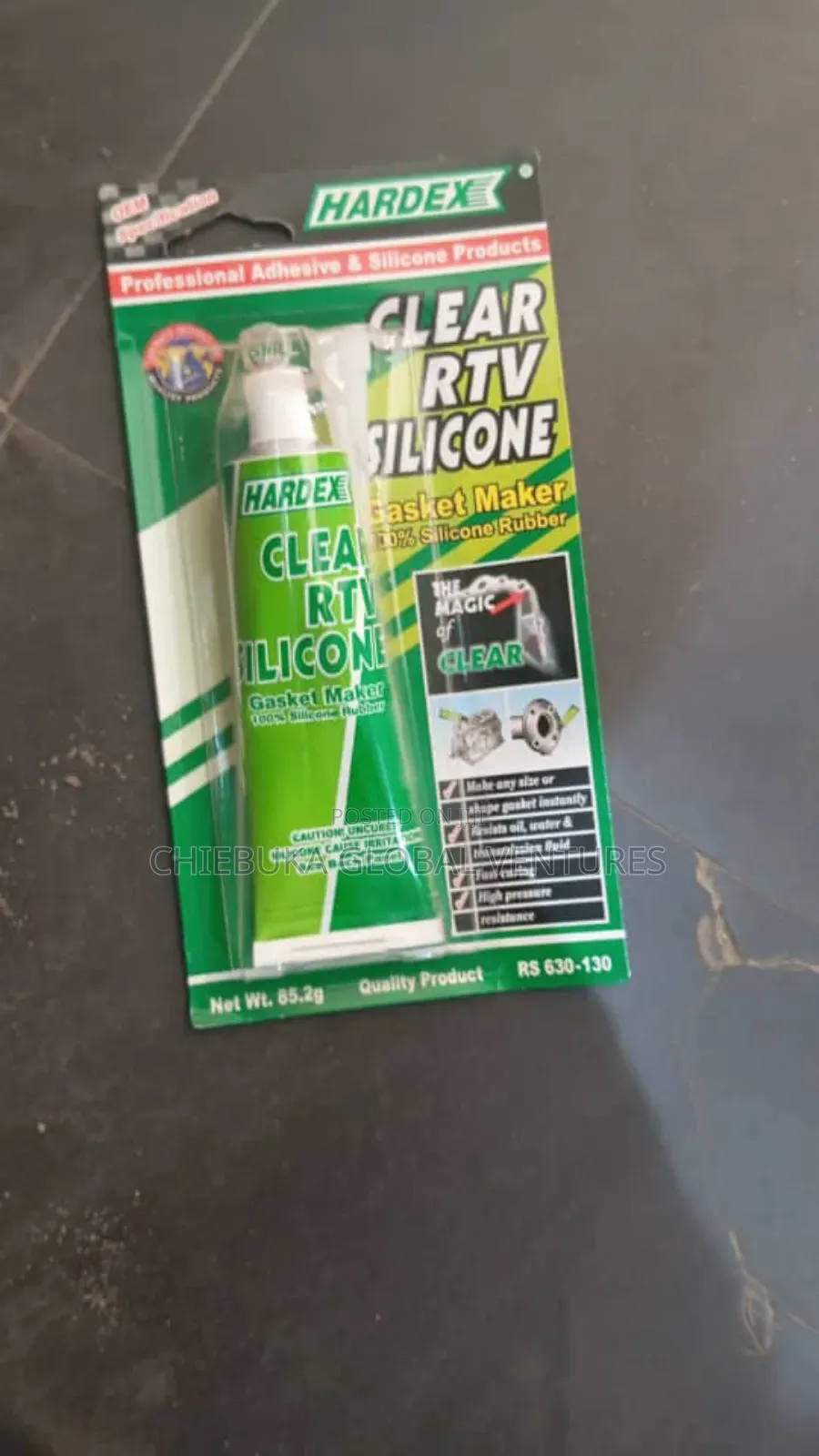 Haxdex Rtv Clear Adhesive Gum Gasket Maker