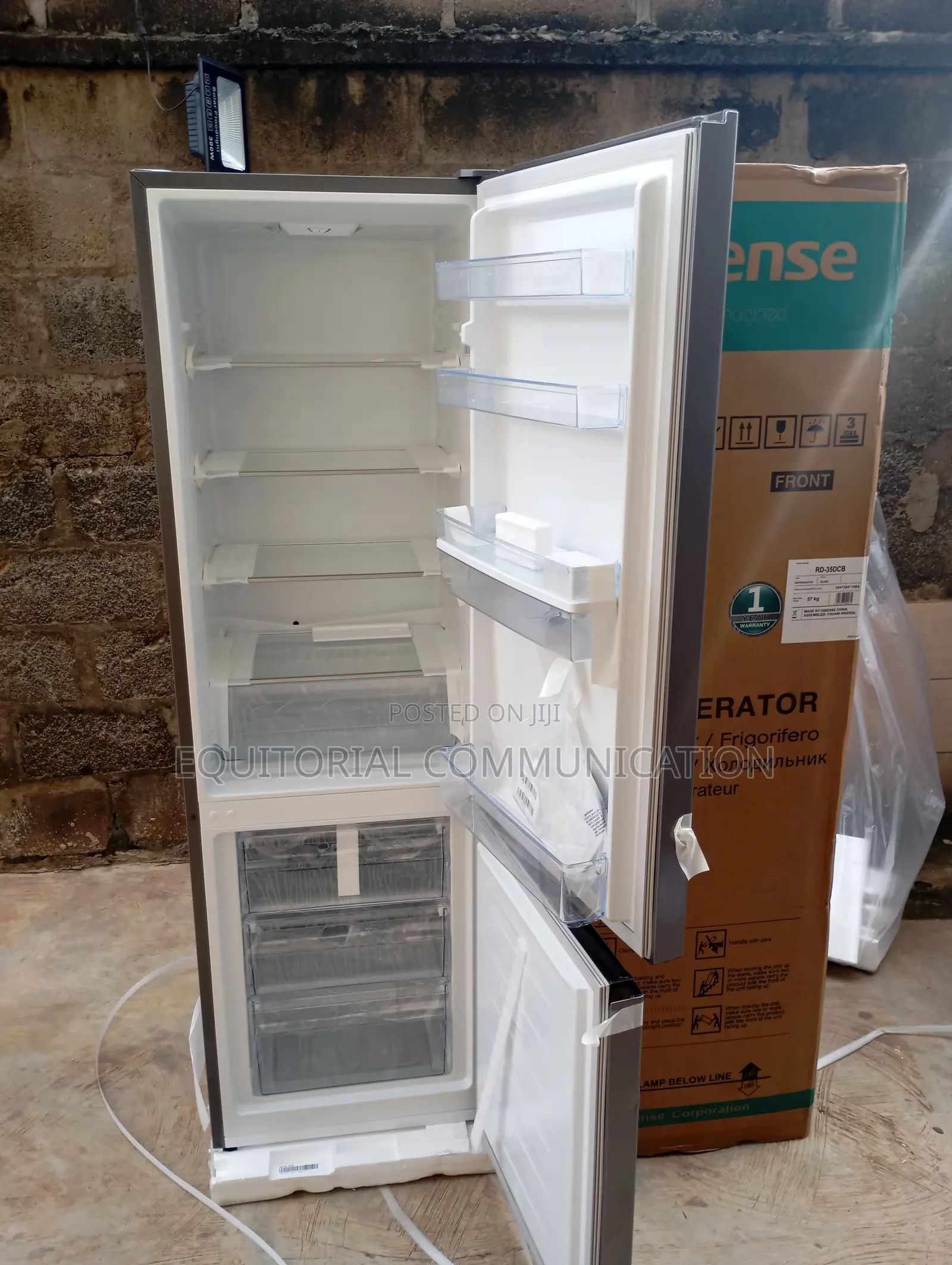 Hisense 264litres Double Door Refrigerator 35dcb Upgrade Your Kitchen