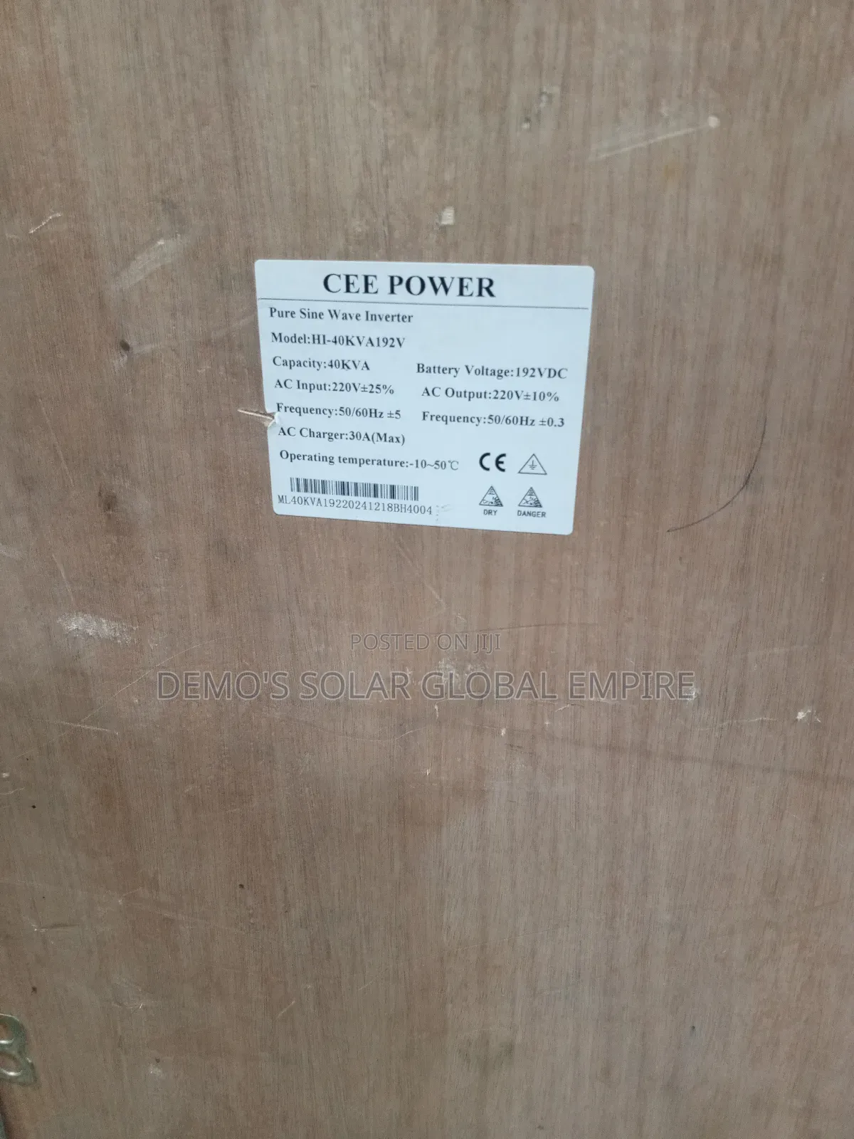 Cee Power 40kva