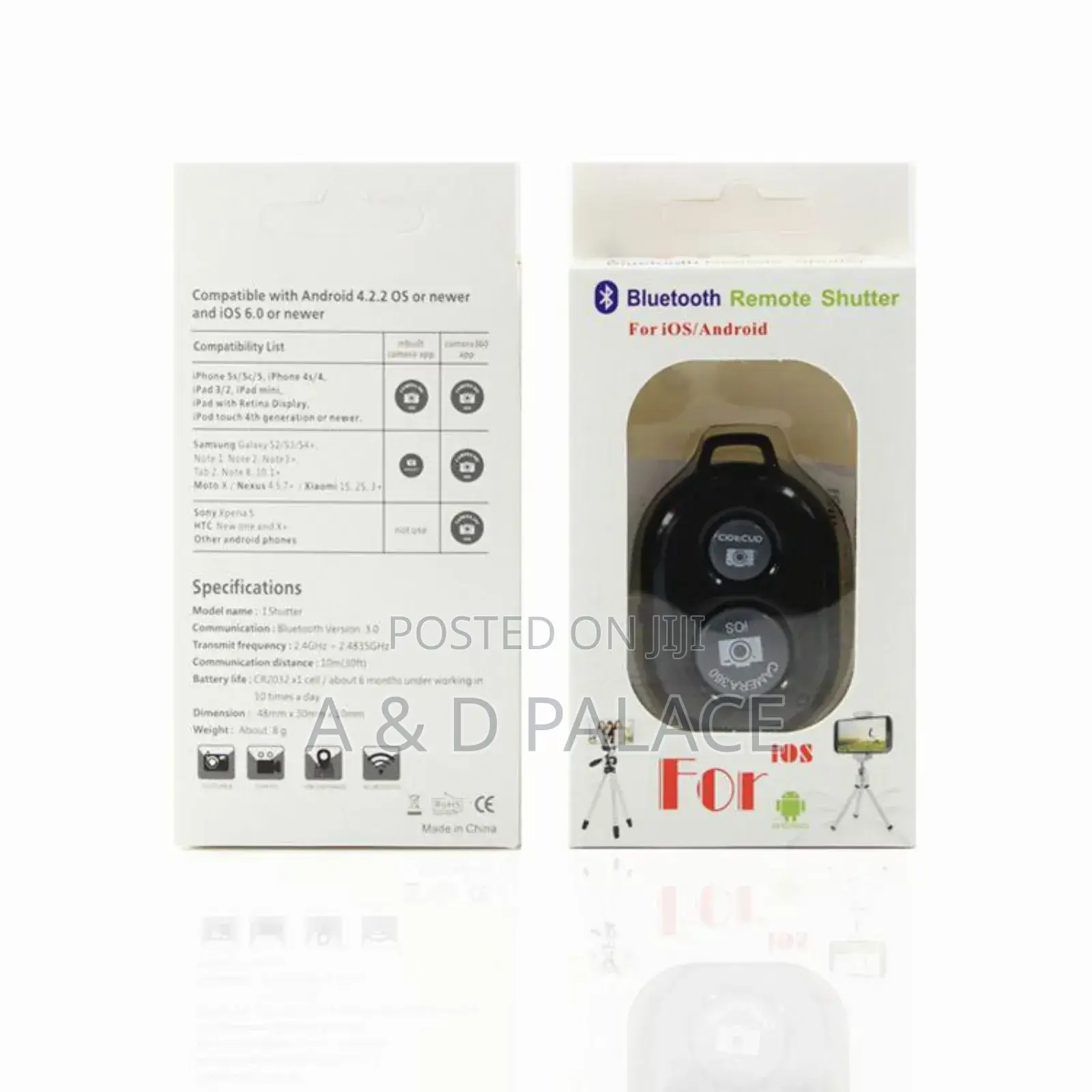 Bluetooth Remote Control for Shutter and Smartphon