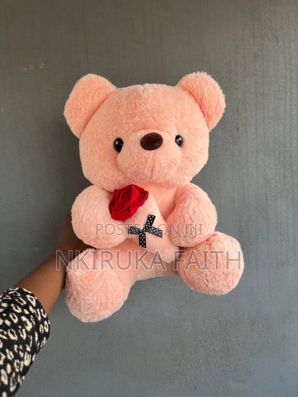 Labubu Rose Teddy Medium Size