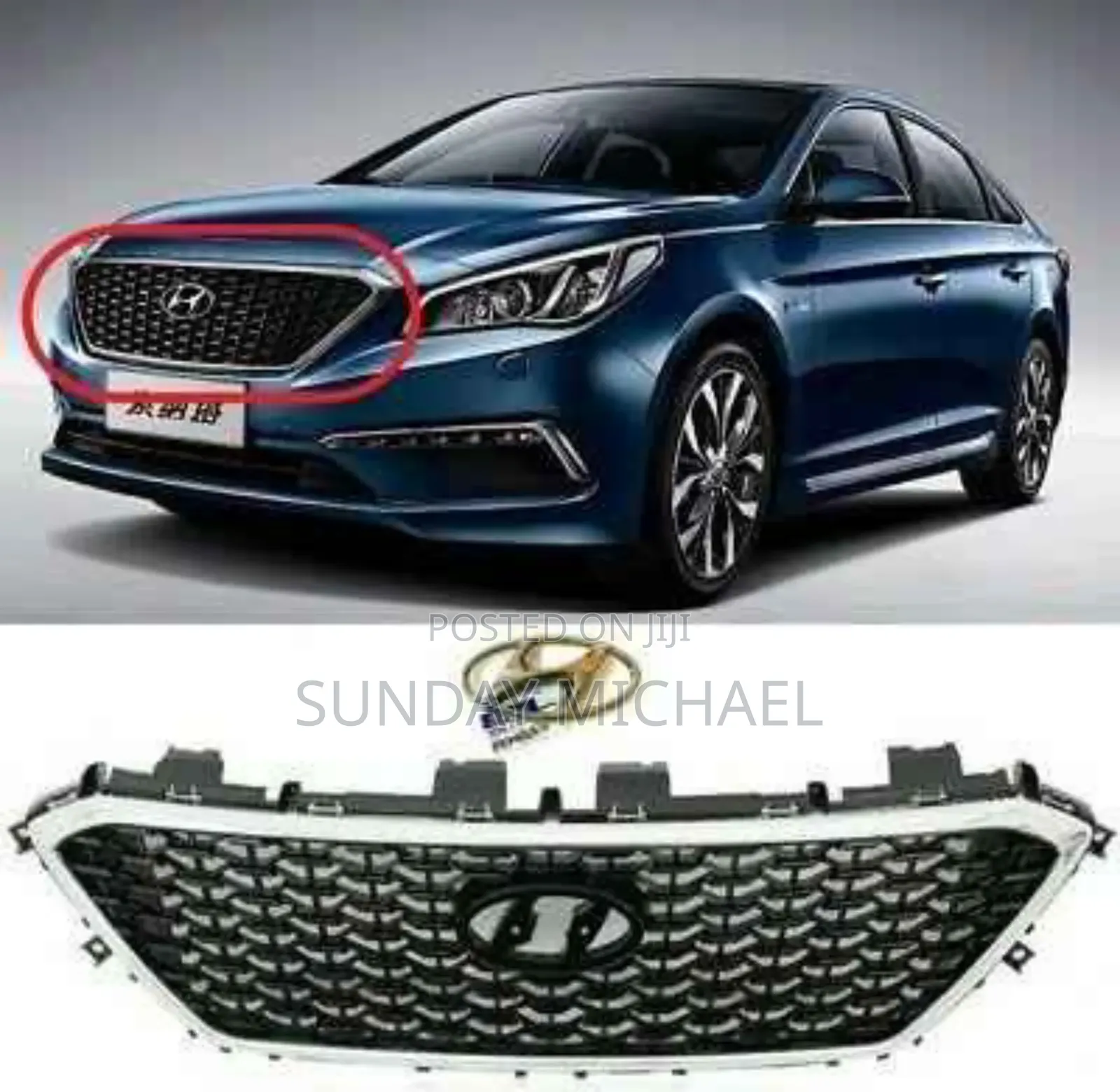 Front Grille Hyundai Sonata Sport 2015