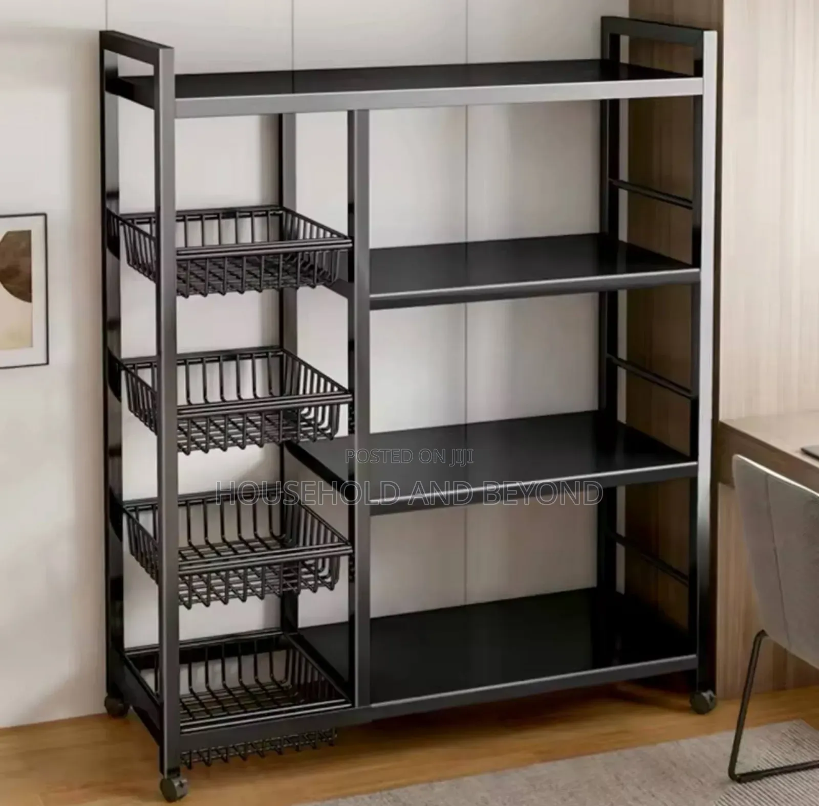Multi-Functional Kitchen Storage Organizer Rack – With Vegetable Rack