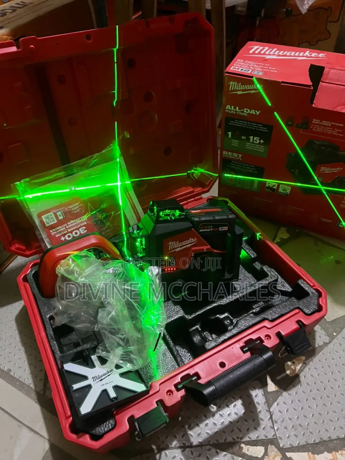 3632-21 Milwaukee Green Laser Kit