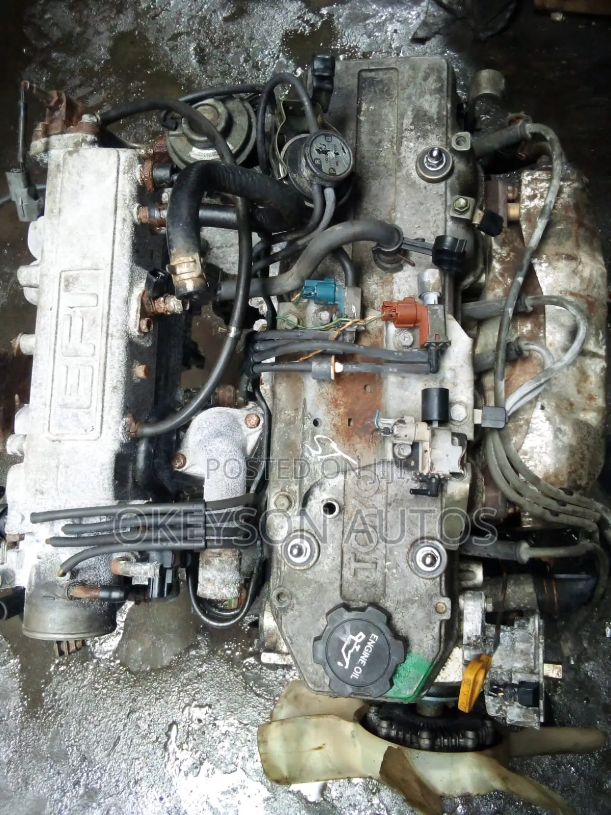 Complete Engine for Toyota Dyna, Hilux Truck 22r Injector Mouth