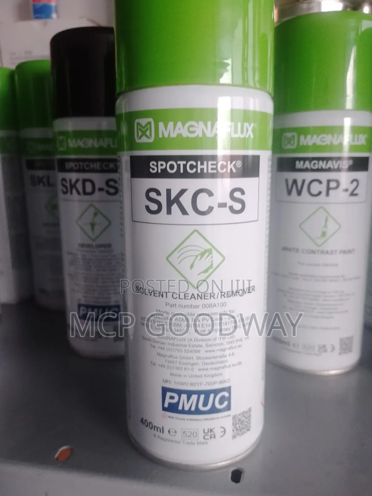 Magneflux SKC-S Solvent Cleaner/Remover Stotcheck
