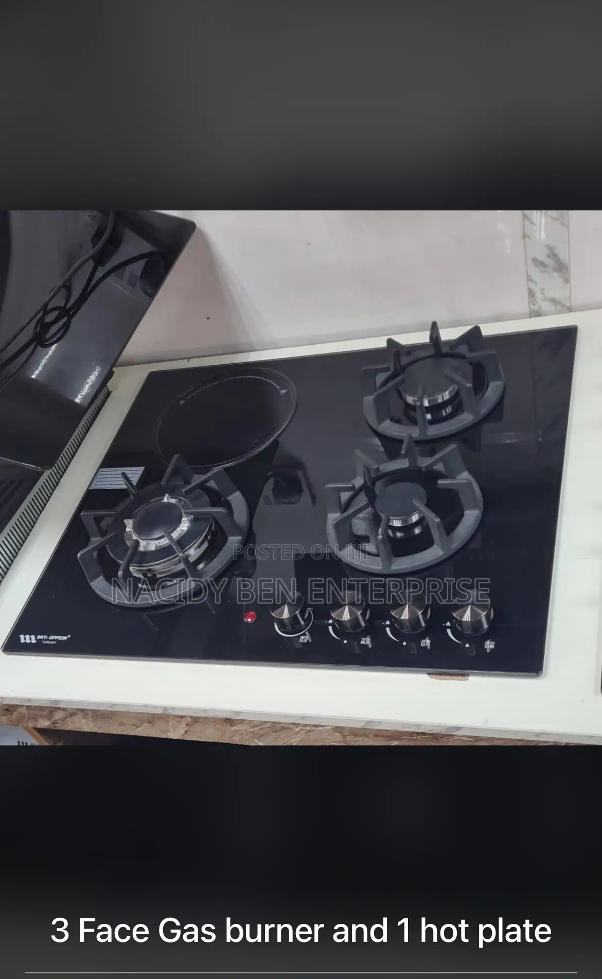 3phase Gas Burner With a Hot Plate