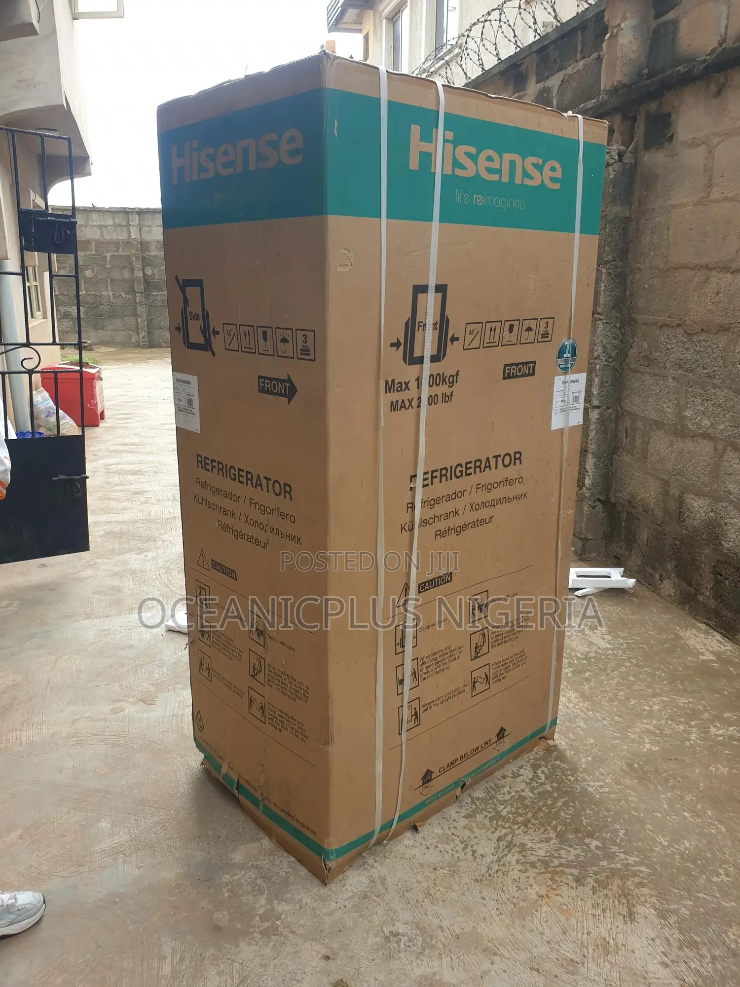 Super Cooling Hisense Side by Side Refrigerator 529l