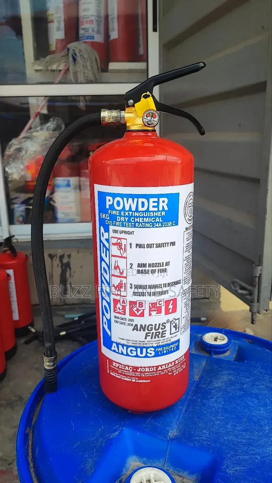 6kg Dcp Fire Extinguisher (Spain Products)