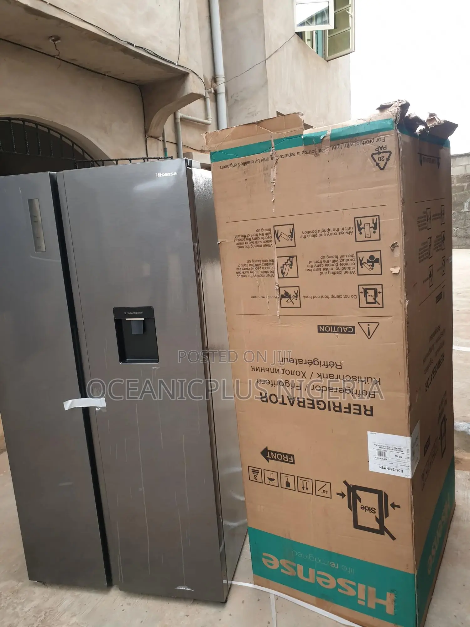 Smart Cooling Hisense 529l (Rd5p558nmsn) SXS Refrigerator