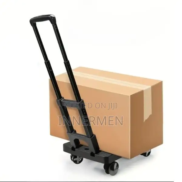 Heavy-Duty Folding Hand Truck Dolly Cart With Wheels