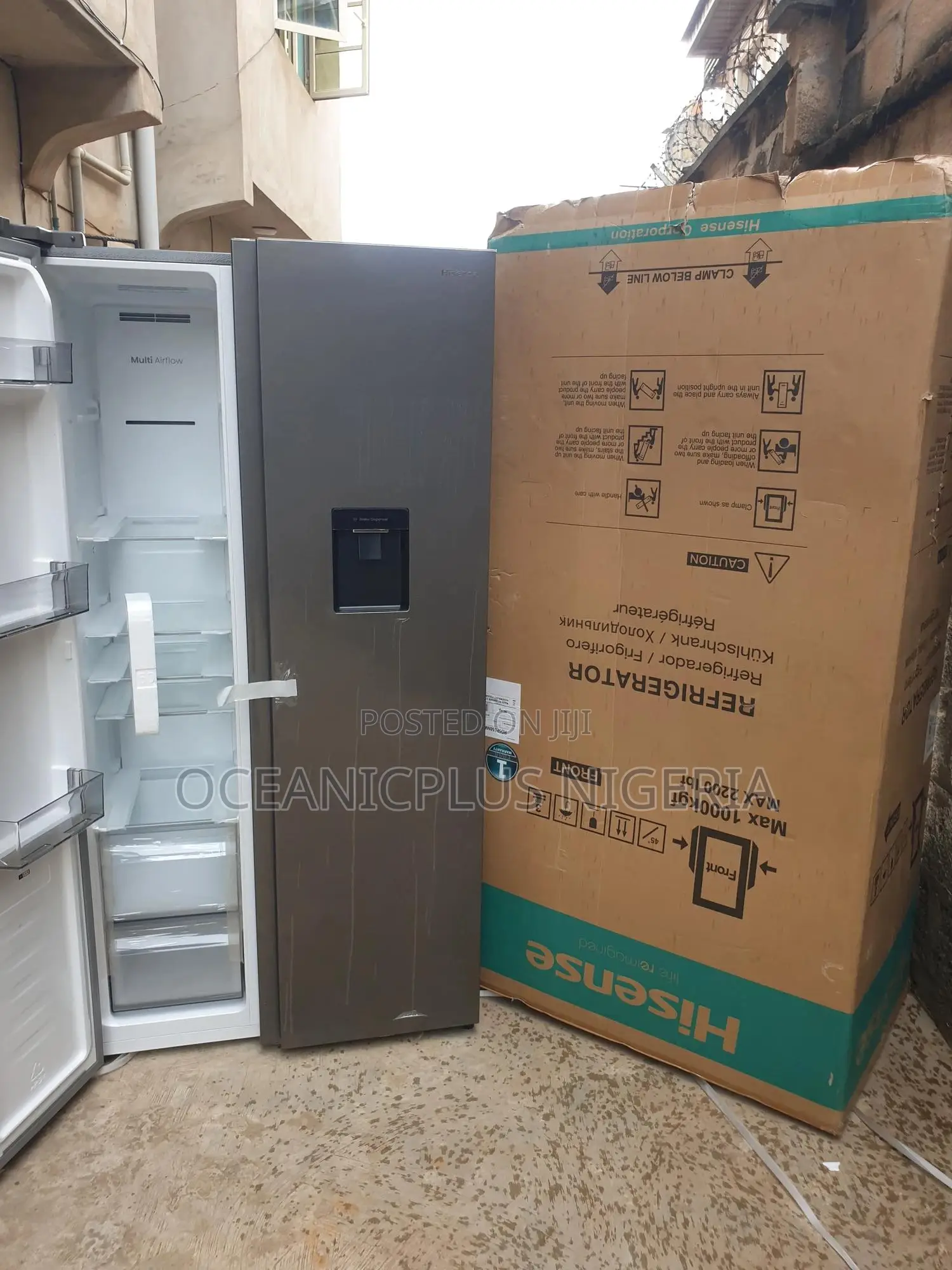 Hisense 529l Side-by-Side Refrigerator- Smarter Way to Store