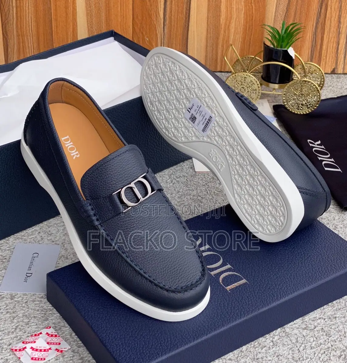 Original Christian Dior Casual Leather Sneakers