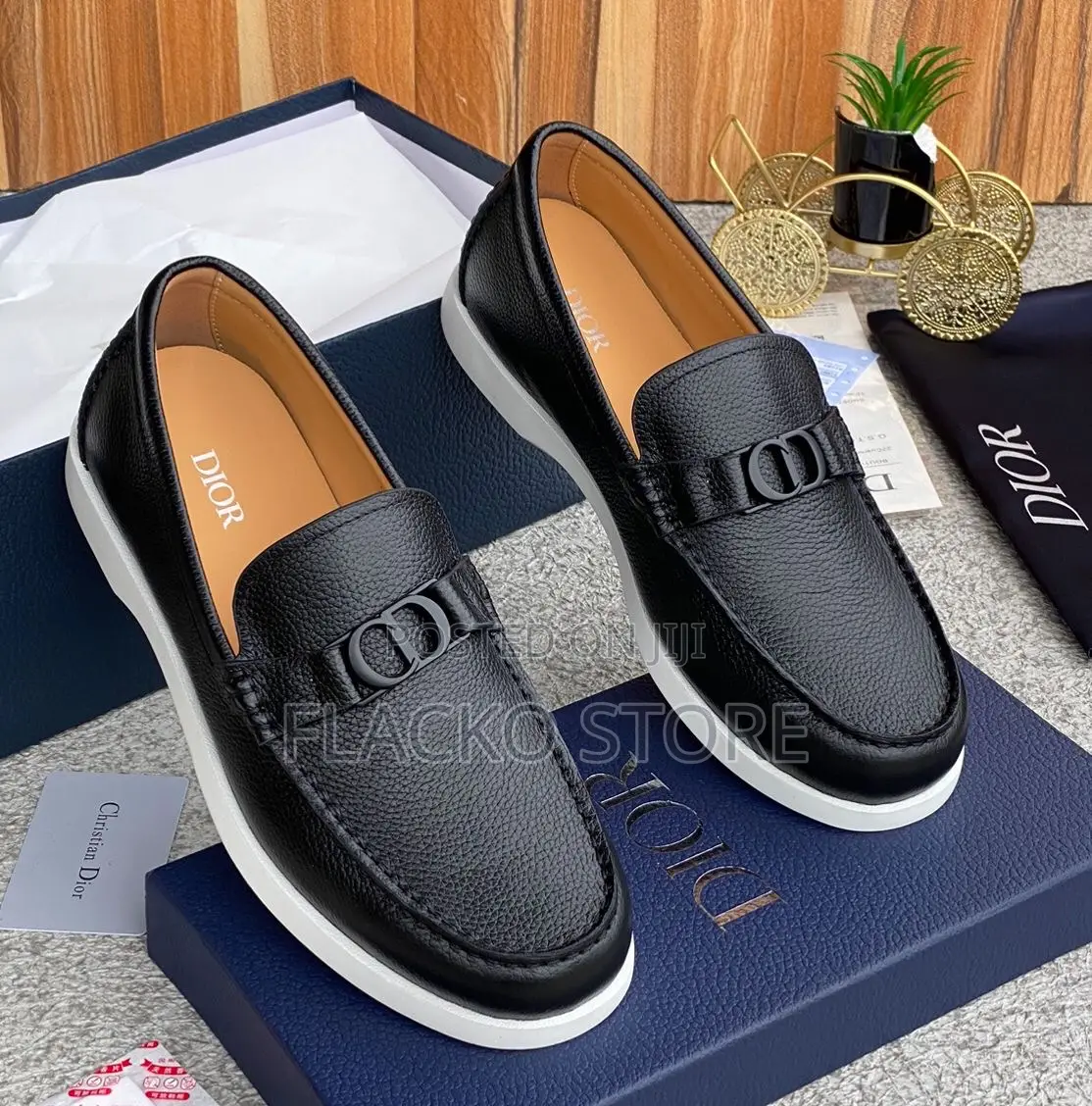 Original Christian Dior Casual Leather Sneakers