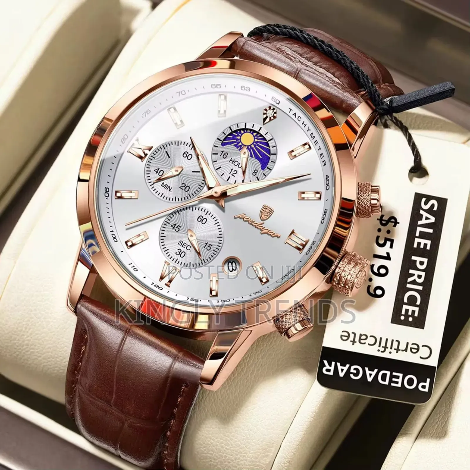 Poedagar Chronograph Wristwatch