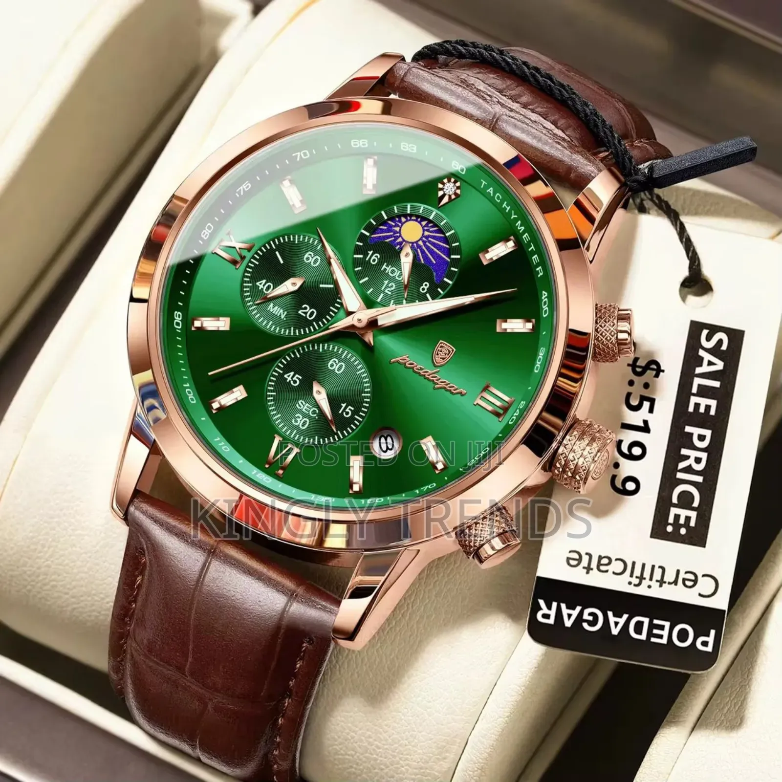 Poedagar Chronograph Wristwatch