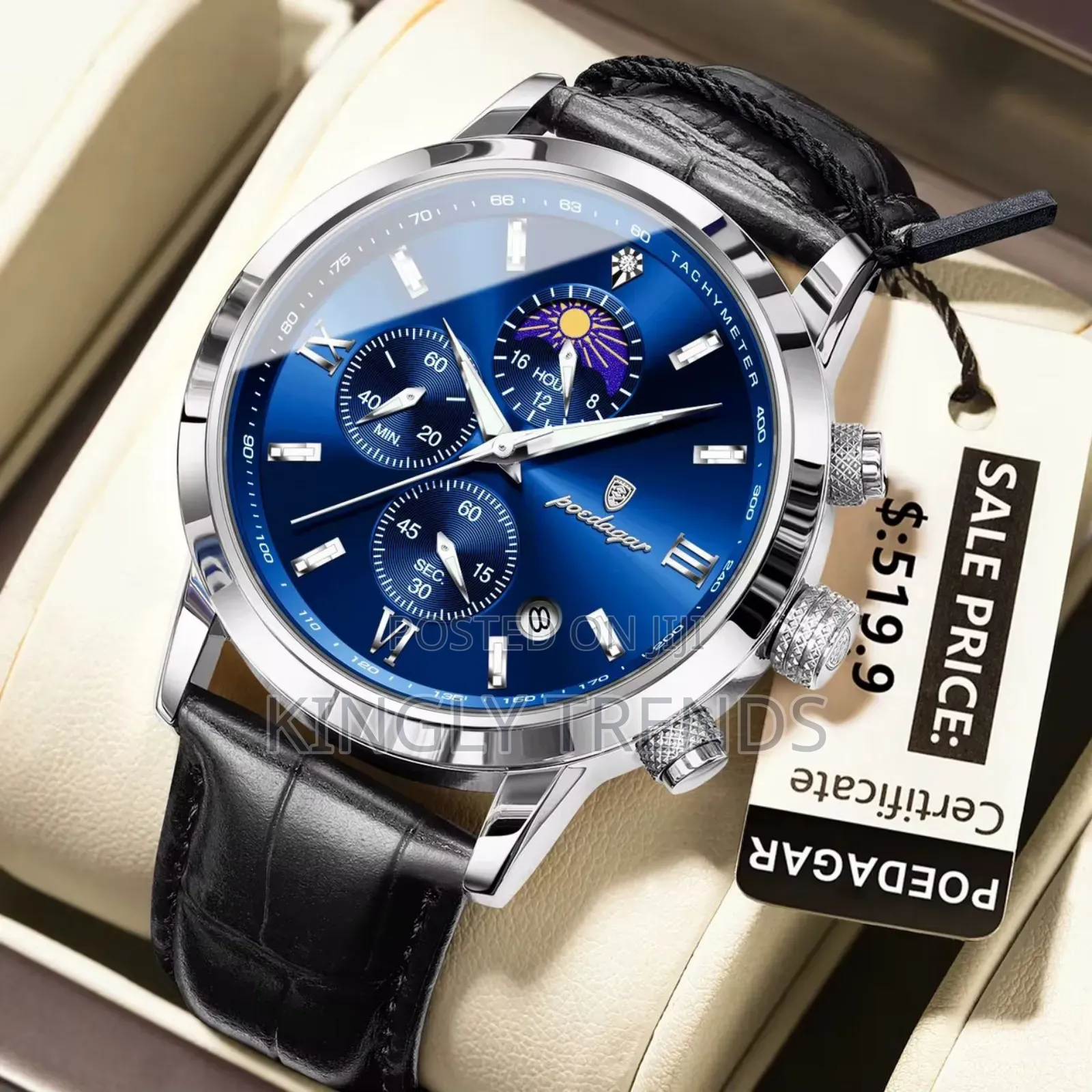 Poedagar Chronograph Wristwatch