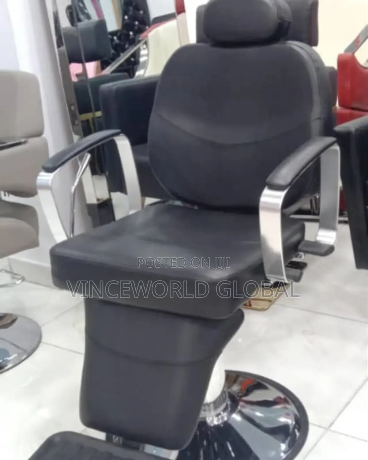 Barber Chair Black 1008