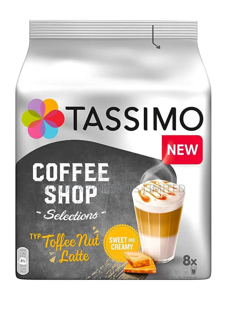 Tassimo Coffee Shop Selection Typ Toffee-Nut Latte Pods