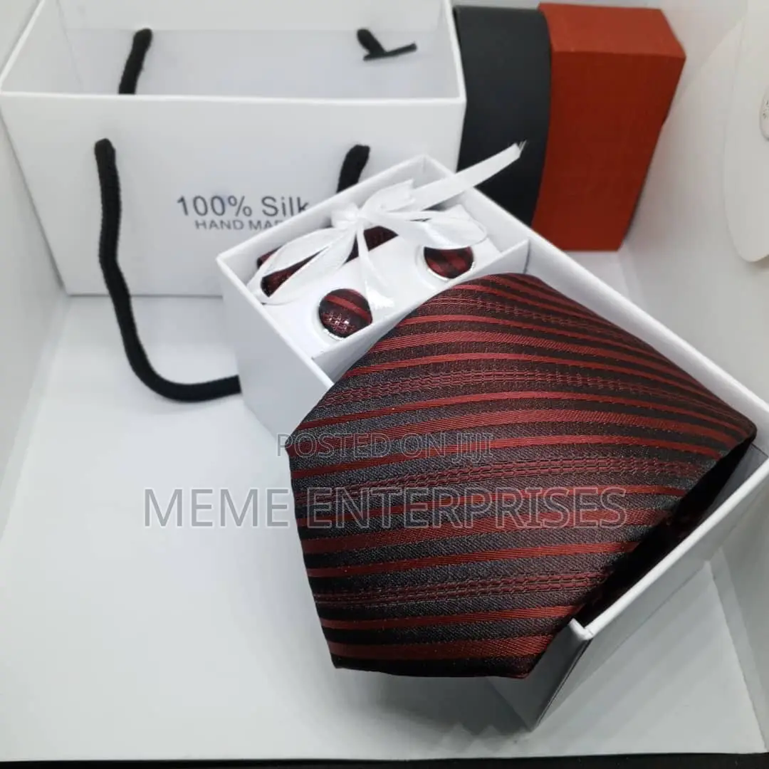 Men Tie (Cuff Link Pocket Square)