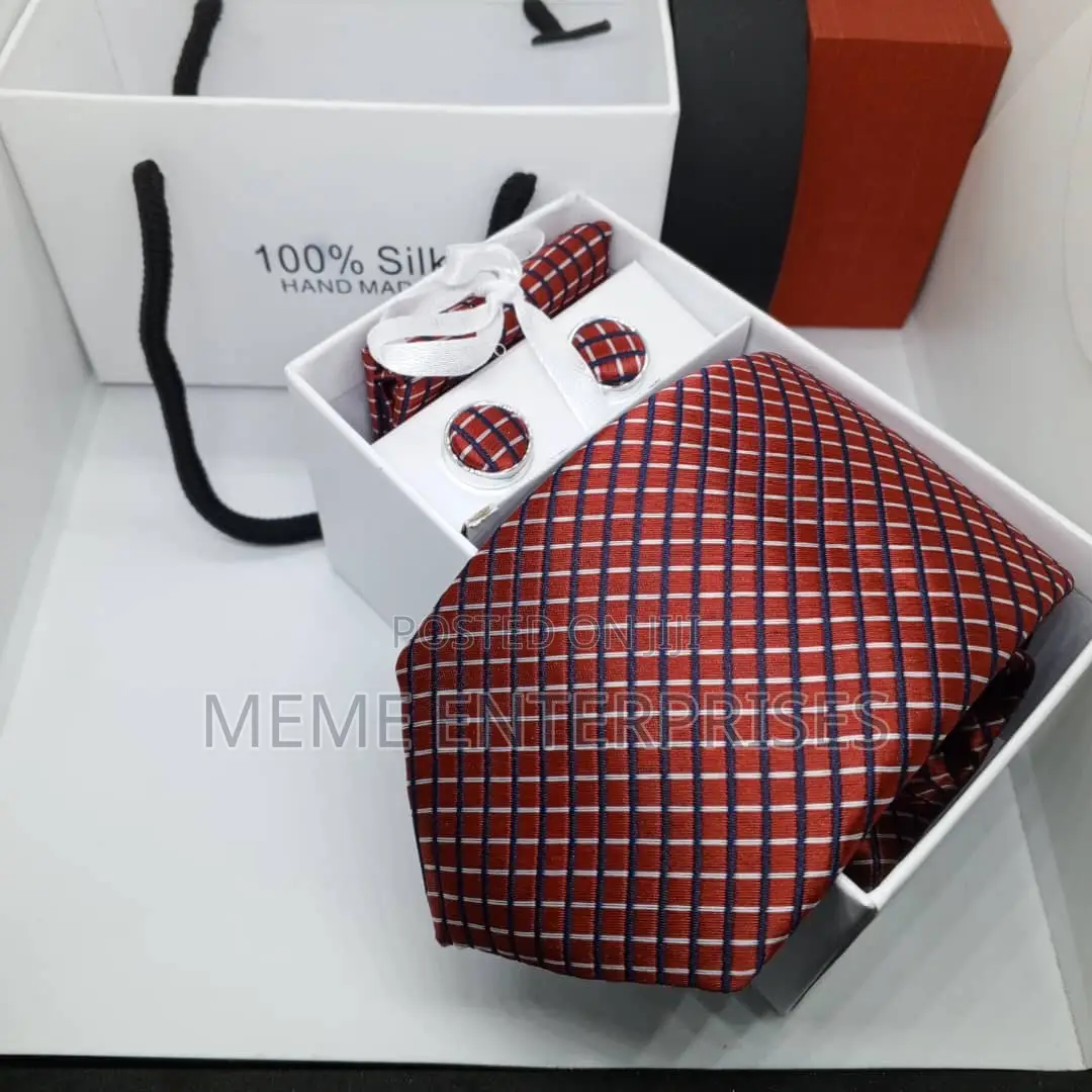 Men Tie (Cuff Link Pocket Square)