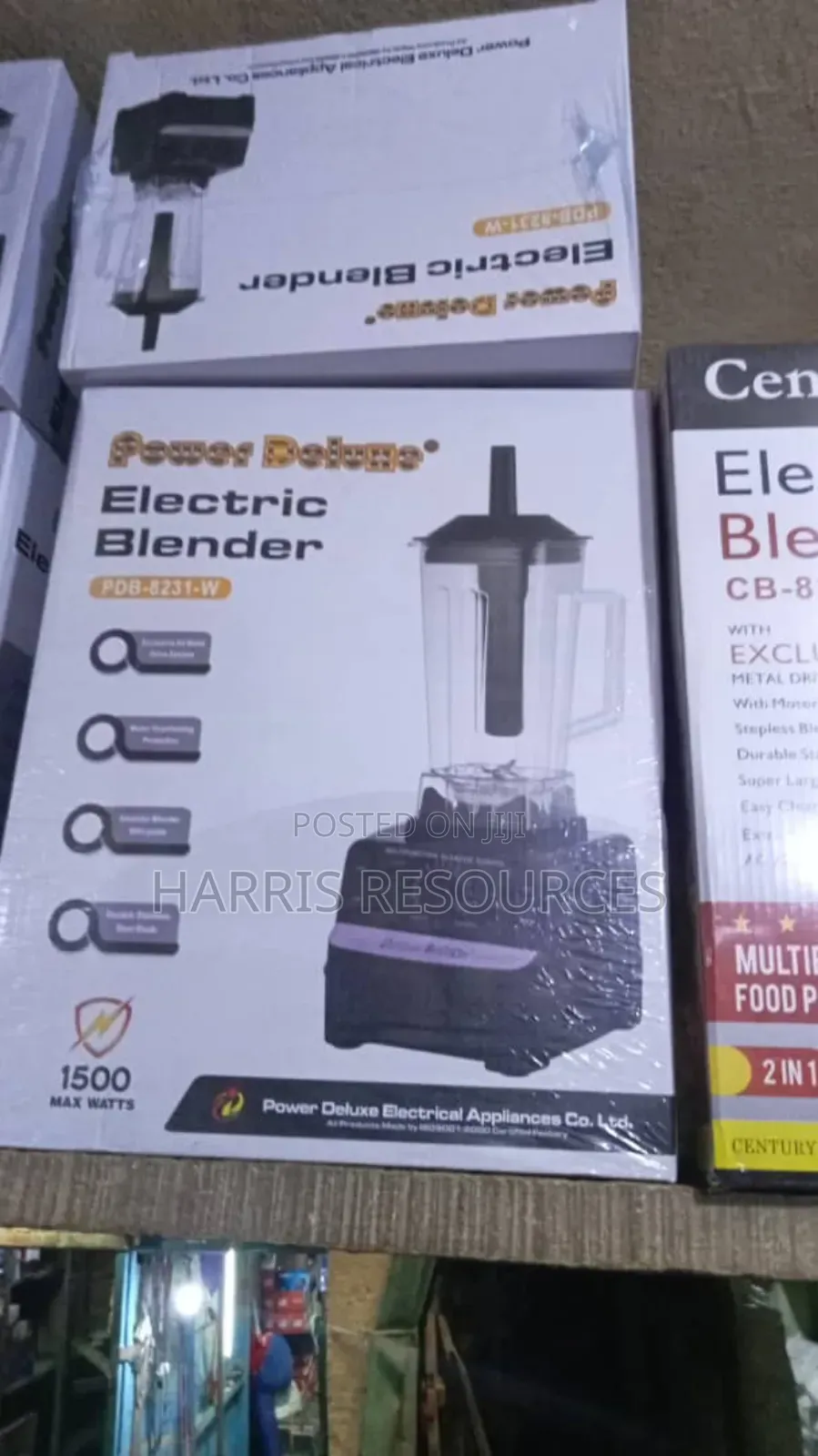 Power Deluxe Electric Blender - PDW-8231-W