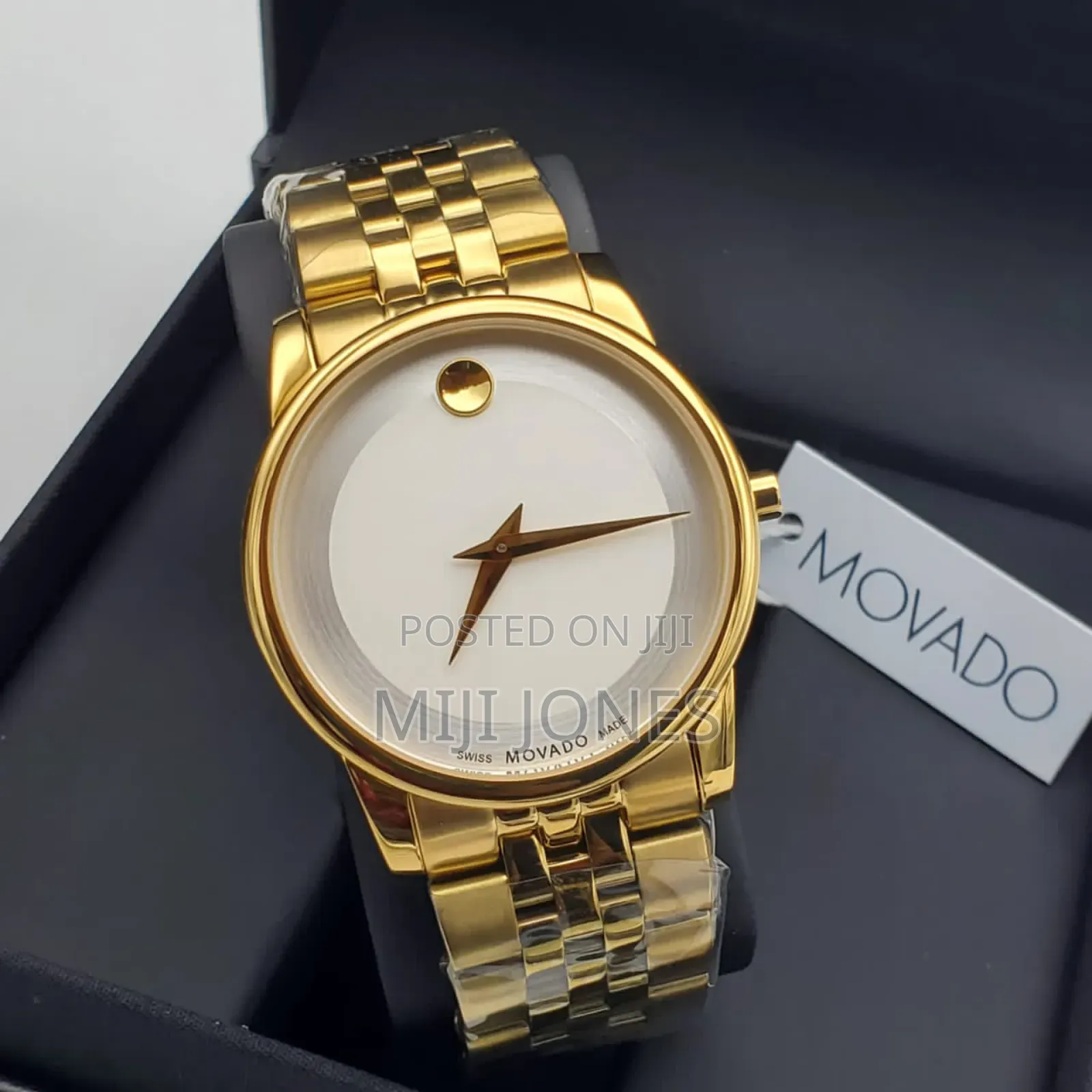 "Men's Movado Inspired Chain Watch