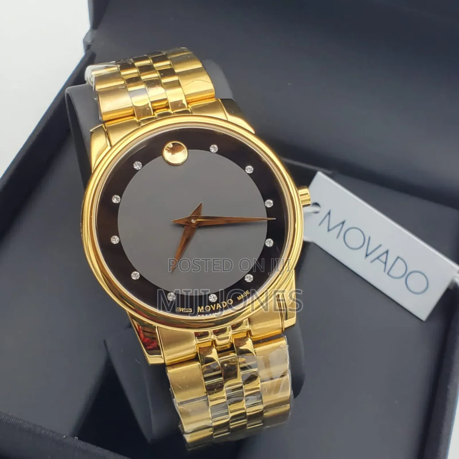 "Men's Movado Inspired Chain Watch