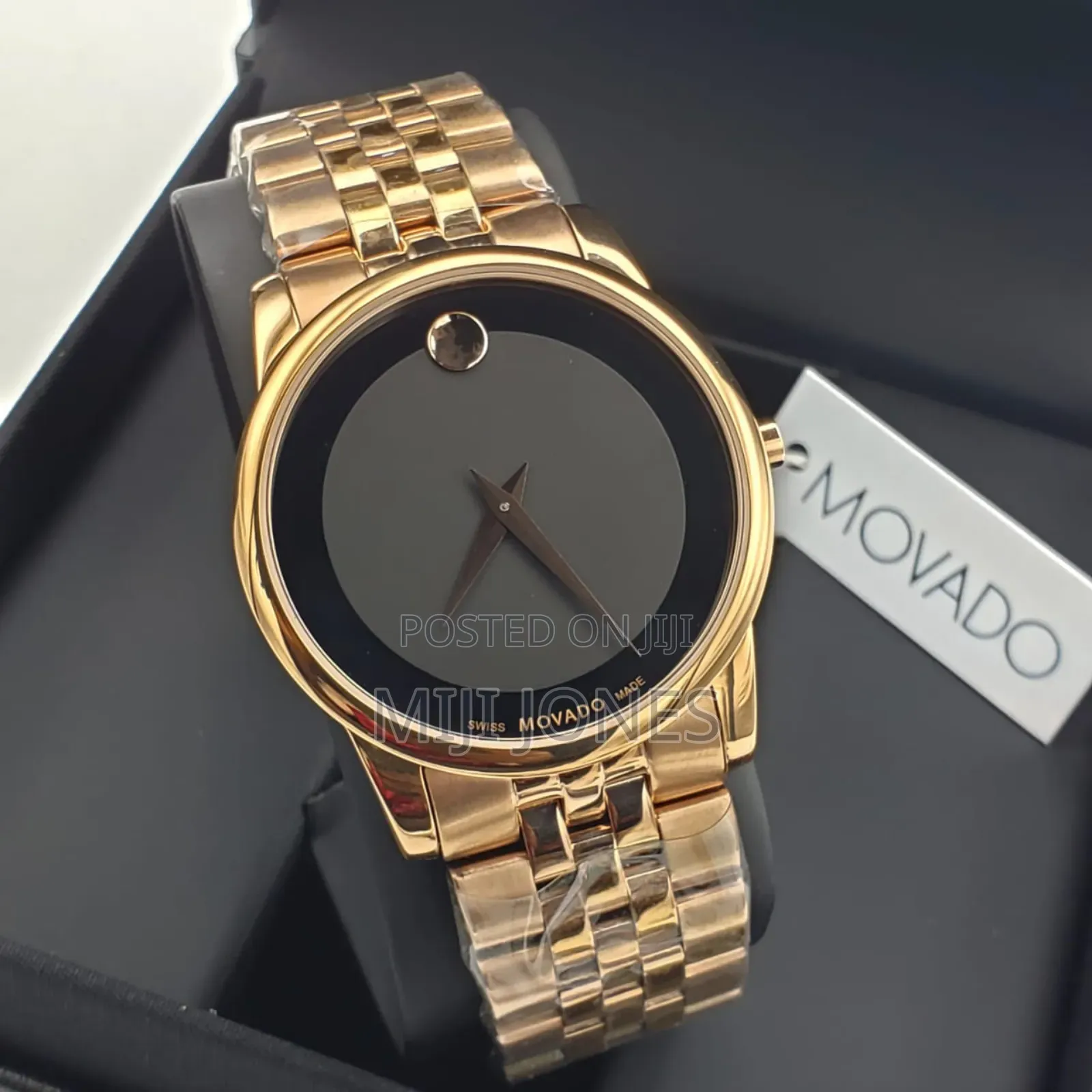 "Men's Movado Inspired Chain Watch