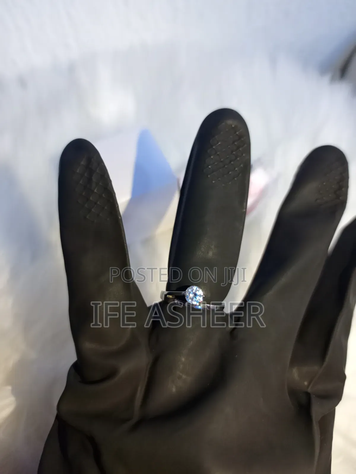 Luxury American Sterling Silver Proposal/Engagement Ring