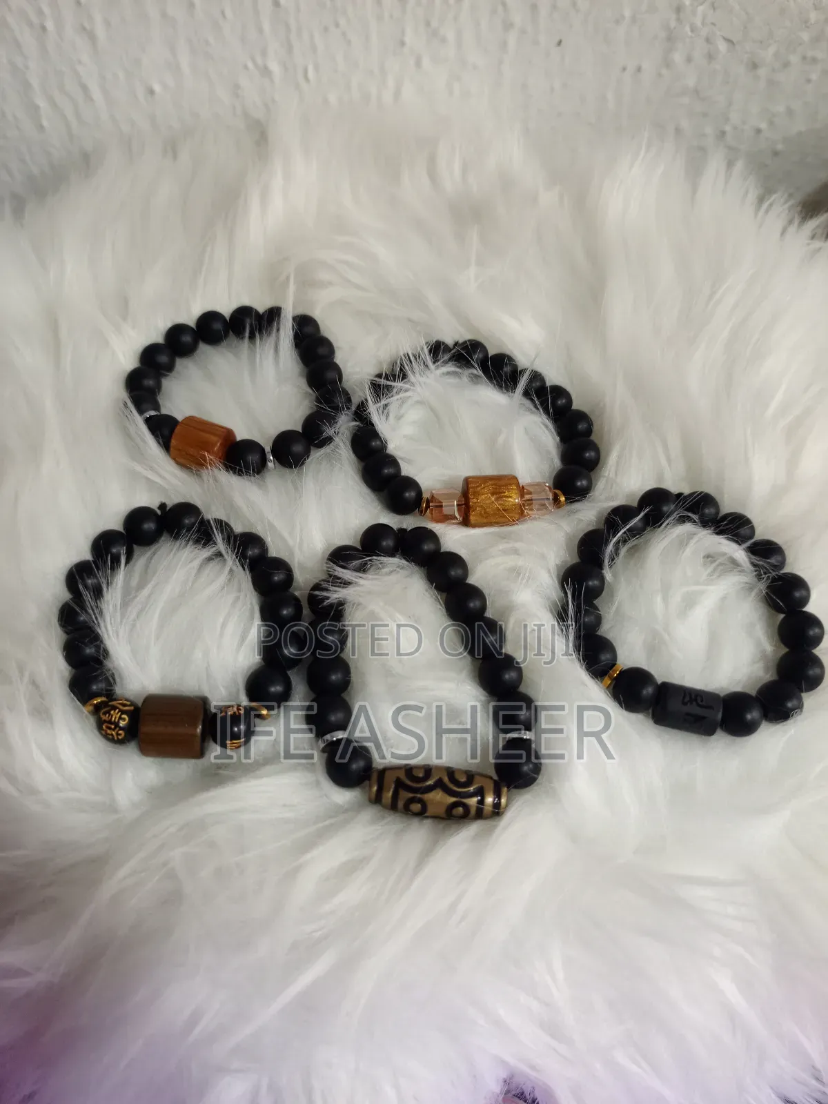 Men's Black Simple Bracelet - Bracelet