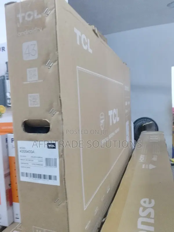 TCL Smart 43" Android Hdmi Tv With Complete Accessories
