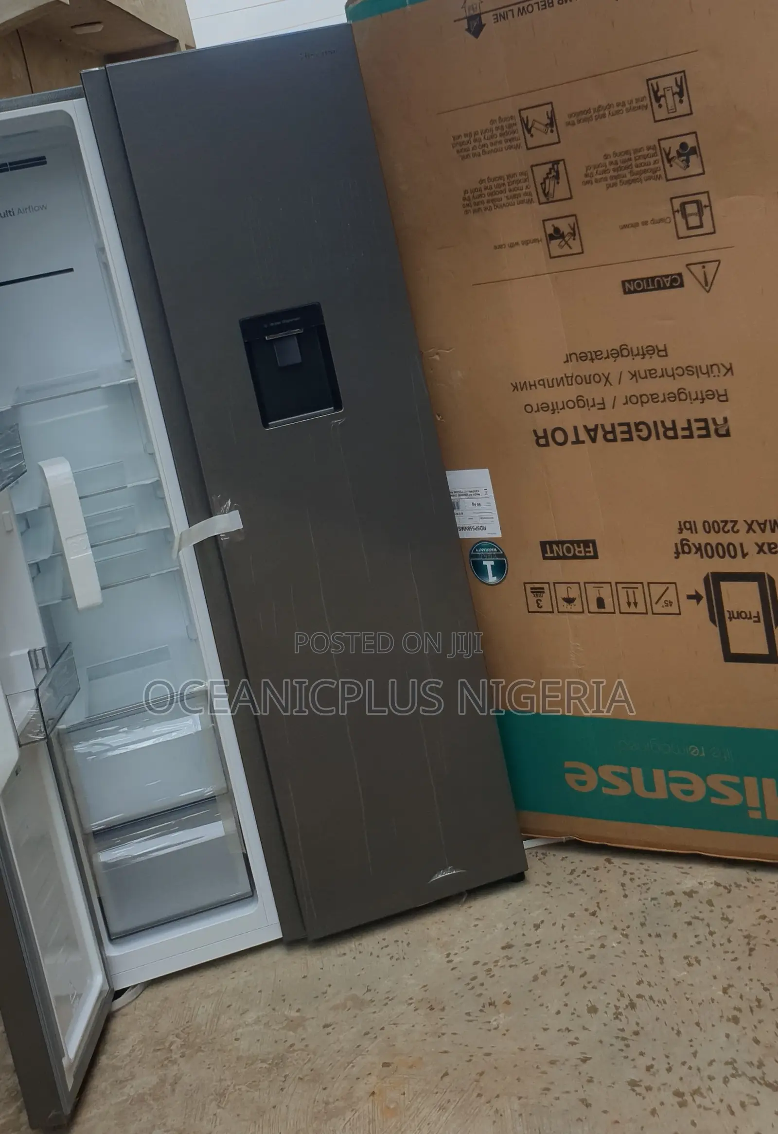 High Quality 529l Side by Side Hisense Refrigerator