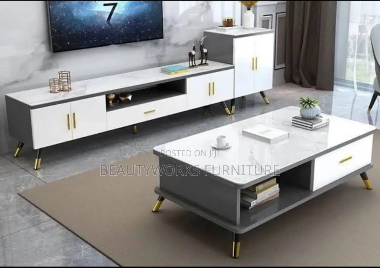 Center Table and Tv Stand