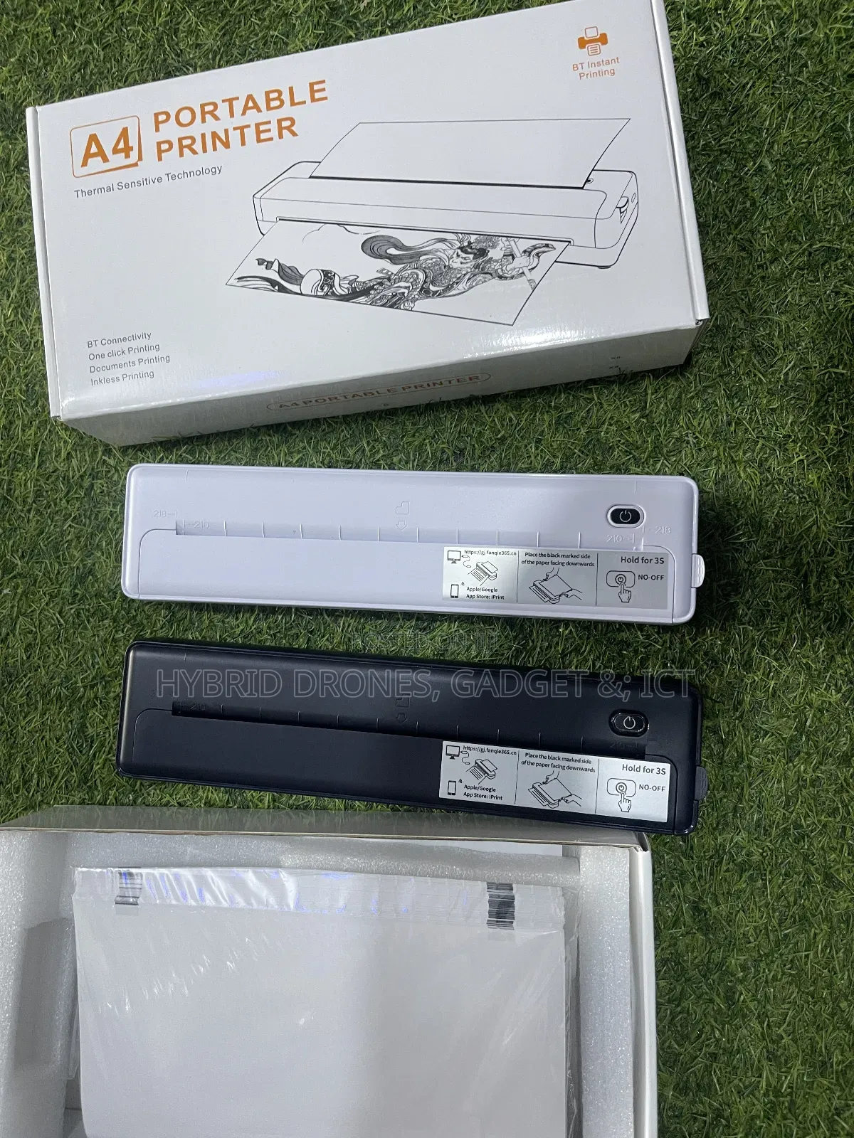 A4 Wireless Portable Printer for Personal/Business +100paper