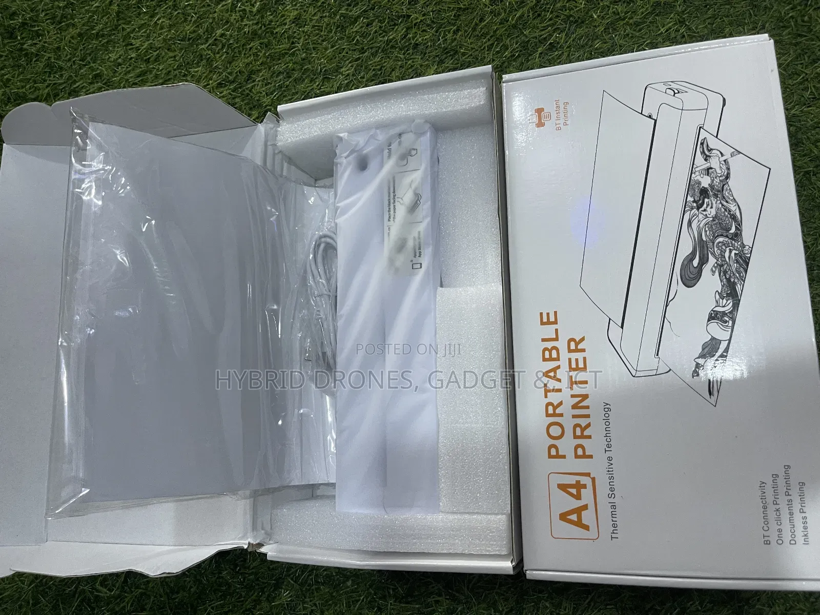 Bluetooth A4 Wireless Thermal Printer for All Use +100papers