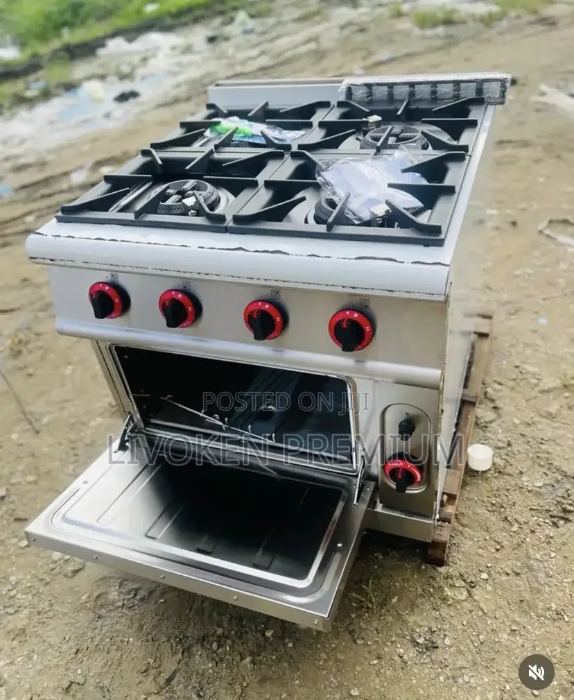 4 Burner Cooker With Oven